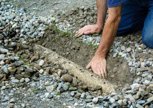 French Ditch Installation in East Lansing