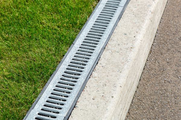 Courtyard Drain Installation in East Lansing